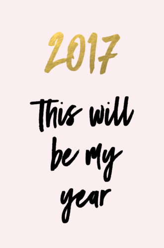 THIS WILL BE MY YEAR